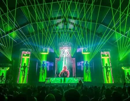 Stage visuals and design for Countdown NYE 2023 by Vision Impossible