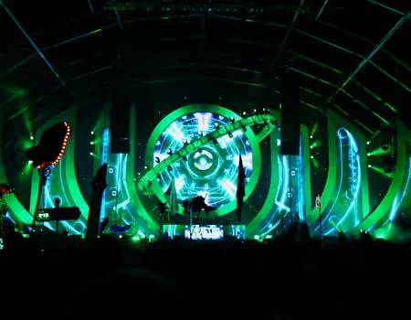 Stage design and visuals for EDC Las Vegas 2021–2022 by Vision Impossible