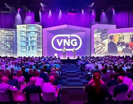 VNG Jaarcongres stage design in the Netherlands