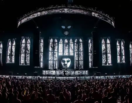Visuals for Angerfist AFAS Live events by Vision Impossible