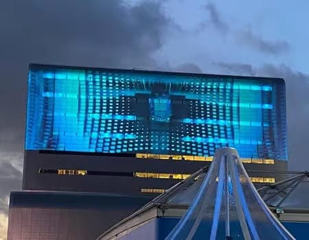 Projection mapping for Elysium Building ISE 2020 by Vision Impossible