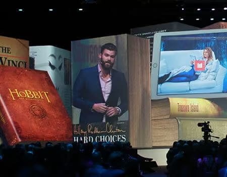 Projection mapping content for NBC Convention Center by Vision Impossible