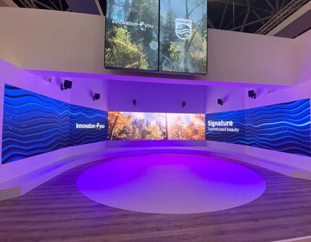 Visual presentation for Philips Theatre at ISE RAI by Vision Impossible