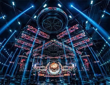 Steampunk visuals for Spaceplus Club Guangzhou by Vision Impossible