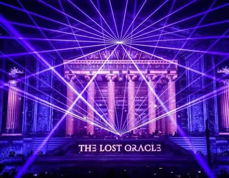 Show design and VJing for Transmission The Lost Oracle by Vision Impossible